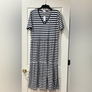 Striped dress from J Crew Factory